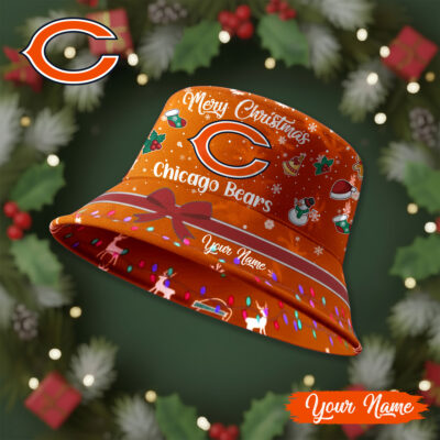 Chicago Bears | Premium NFL Merry Christmas Bucket Hat
