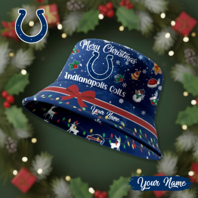 Indianapolis Colts | Premium NFL Merry Christmas Bucket Hat
