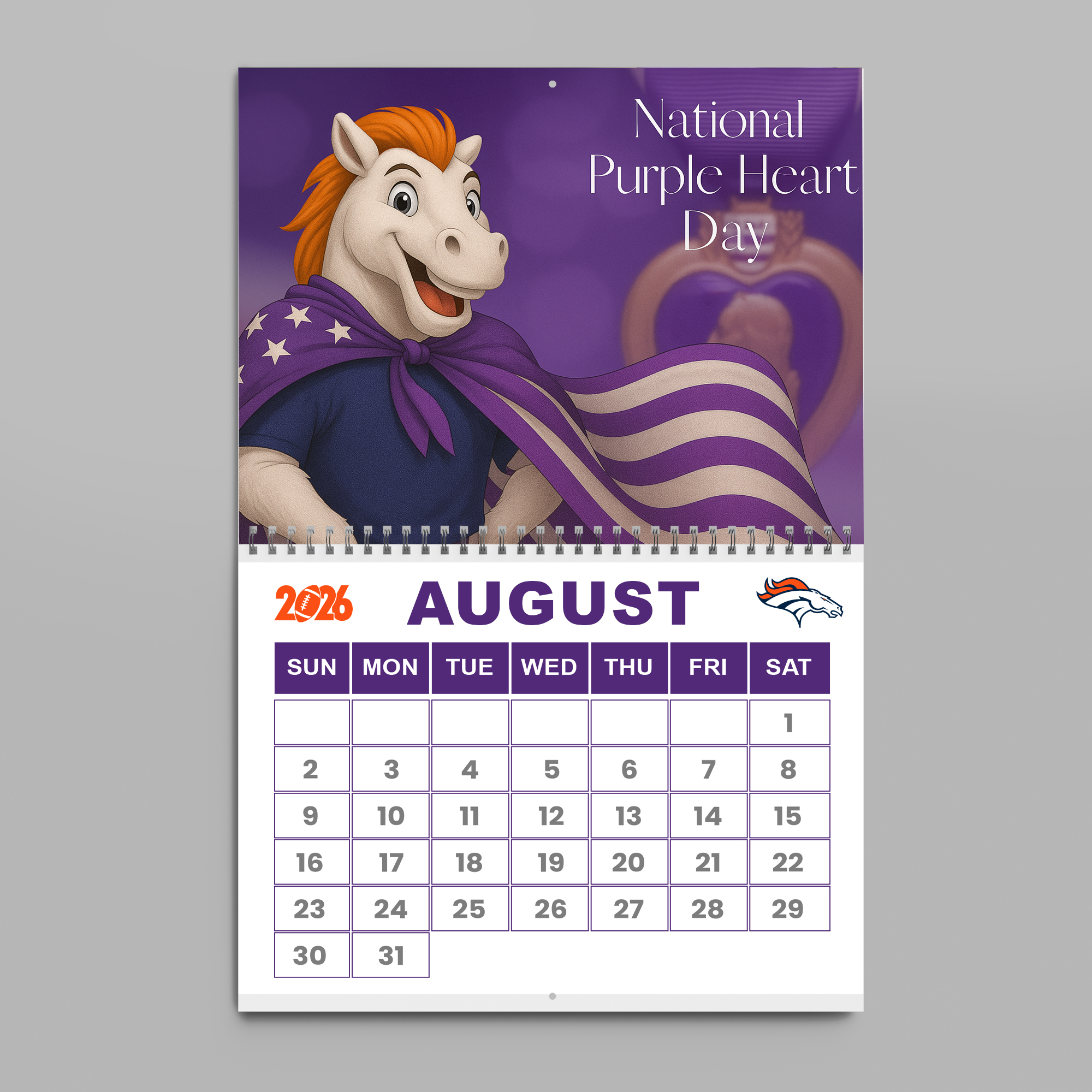 Denver Broncos | Premium NFL 2026 Wall Calendar - Image 10