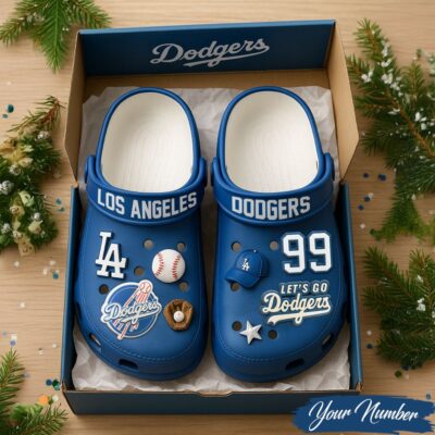 Los Angeles Dodgers | PREMIUM MLB CLOGS WITH CHARMS