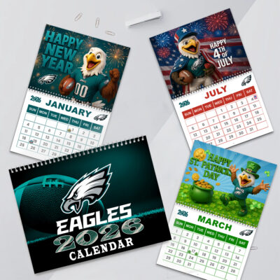 Philadelphia Eagles | Premium NFL 2026 Wall Calendar