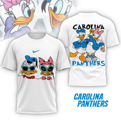 Carolina Panthers | Premium NFL Donald And Daisy 3D Shirt