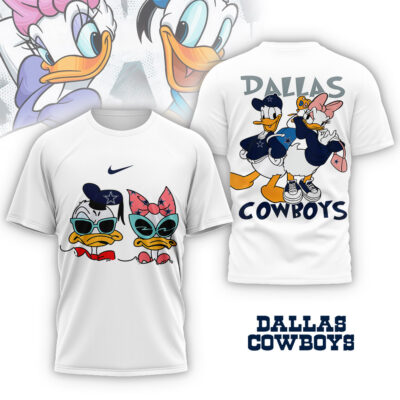 Dallas Cowboys | Premium NFL Donald And Daisy 3D Shirt