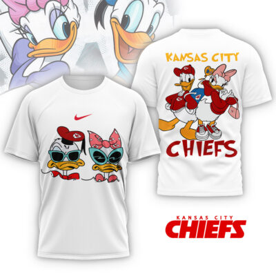 Kansas City Chiefs | Premium NFL Donald And Daisy 3D Shirt