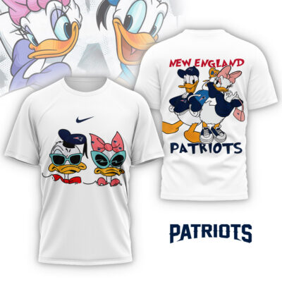 New England Patriots | Premium NFL Donald And Daisy 3D Shirt