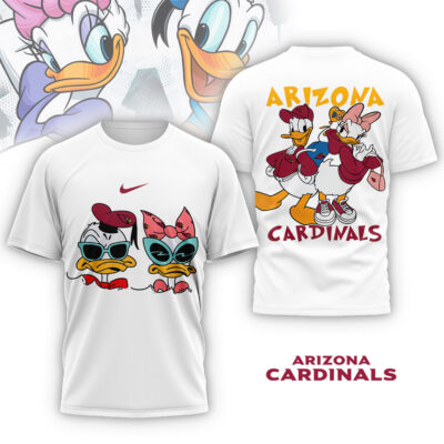 Arizona Cardinals | Premium NFL Donald And Daisy 3D Shirt