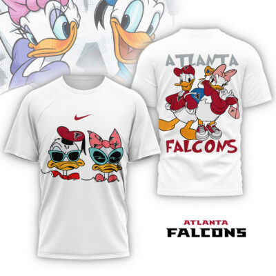 Atlanta Falcons | Premium NFL Donald And Daisy 3D Shirt