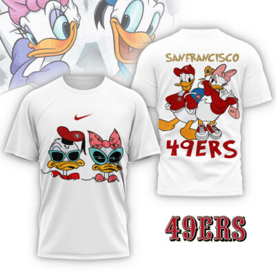 San Francisco 49ers | Premium NFL Donald And Daisy 3D Shirt