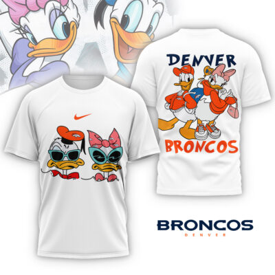 Denver Broncos | Premium NFL Donald And Daisy 3D Shirt