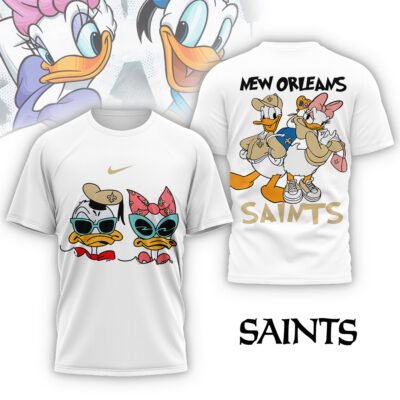 New Orleans Saints | Premium NFL Donald And Daisy 3D Shirt