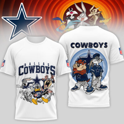 Dallas Cowboys | Premium NFL Looney Tunes 3D Shirt