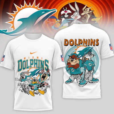 Miami Dolphins | Premium NFL Looney Tunes 3D Shirt