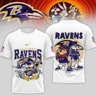 Baltimore Ravens | Premium NFL Looney Tunes 3D Shirt