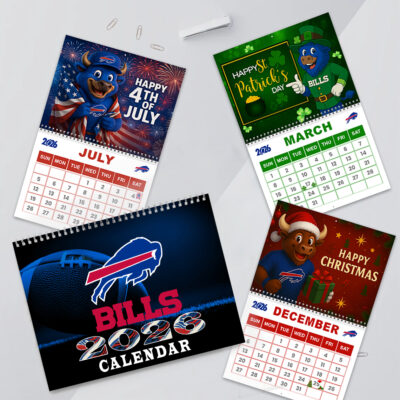 Buffalo Bills | Premium NFL 2026 Wall Calendar