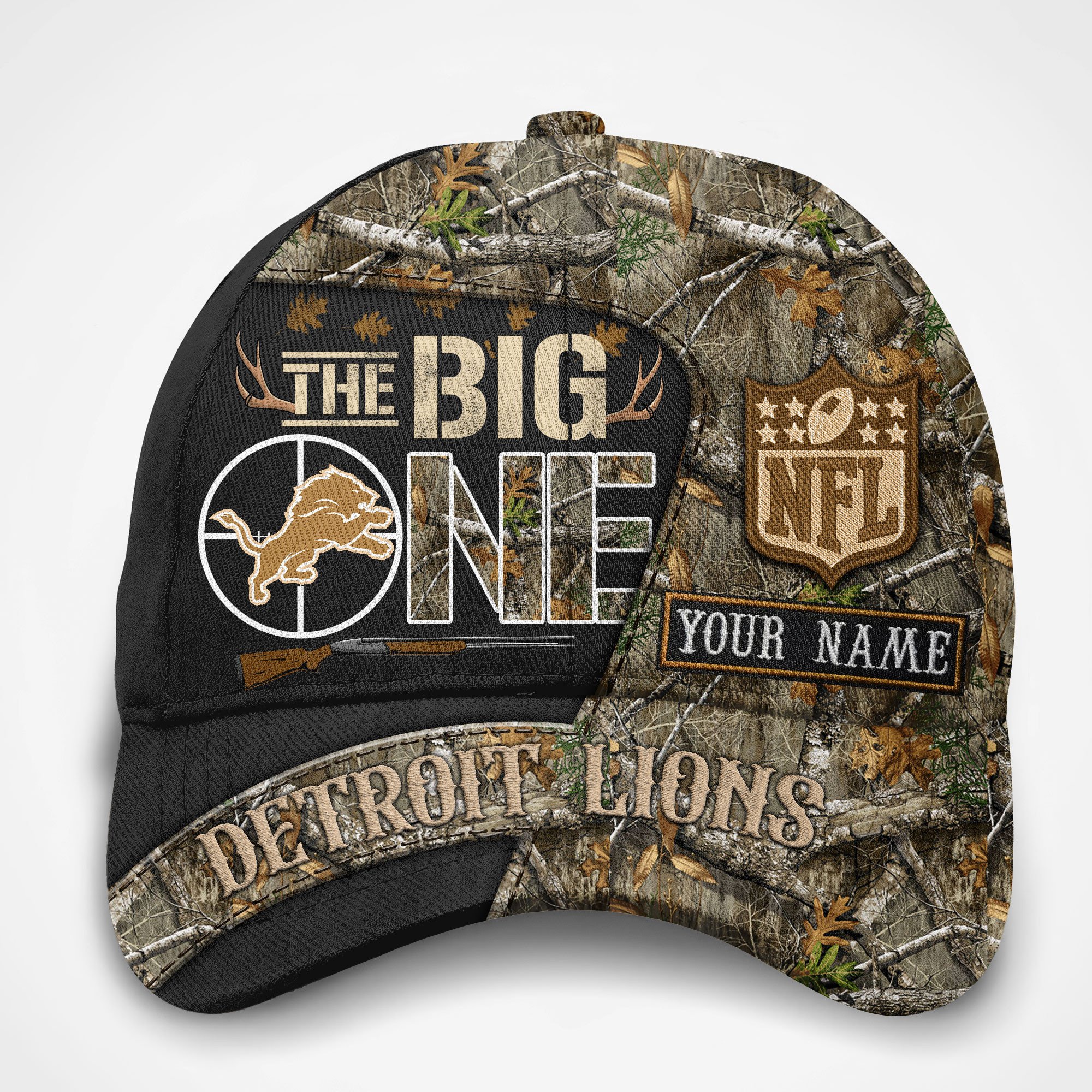 Detroit Lions | Premium NFL The Big One Hunting Classic Cap - Image 2