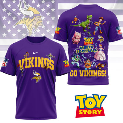 Minnesota Vikings | Premium NFL Toy Story Fan 3D Shirt