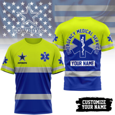 Dallas Cowboys | Premium NFL Emergency Medical Services 3D Shirt