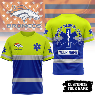 Denver Broncos | Premium NFL Emergency Medical Services 3D Shirt