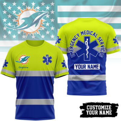 Miami Dolphins | Premium NFL Emergency Medical Services 3D Shirt
