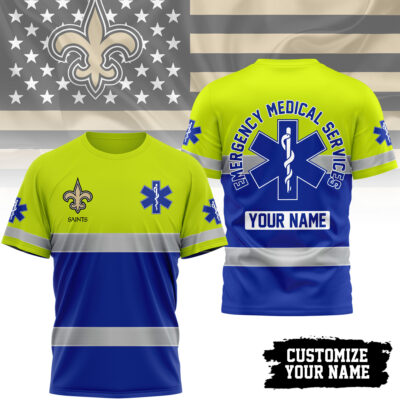New Orleans Saints | Premium NFL Emergency Medical Services 3D Shirt