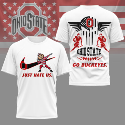 Ohio State Buckeyes | Premium NCAA Just Hate Us T-shirt