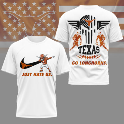 Texas Longhorns | Premium NCAA Just Hate Us T-shirt