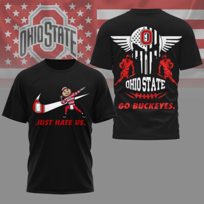 Ohio State Buckeyes | Premium NCAA Just Hate Us T-shirt