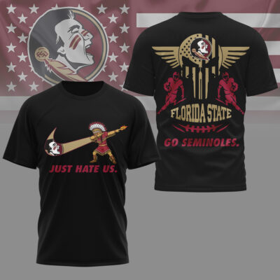 Florida State Seminoles | Premium NCAA Just Hate Us T-shirt