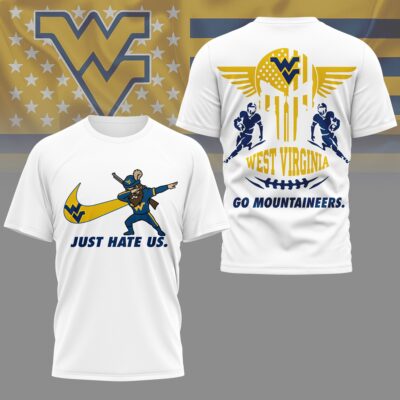 West Virginia Mountaineers | Premium NCAA Just Hate Us T-shirt