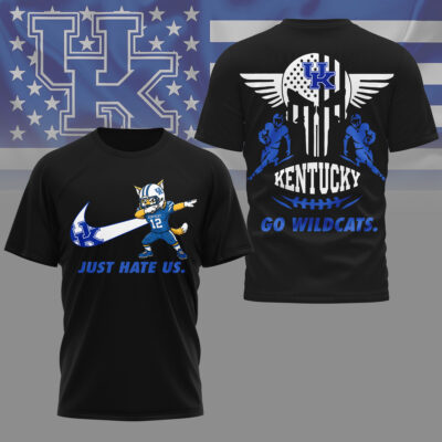 Kentucky Wildcats | Premium NCAA Just Hate Us T-shirt