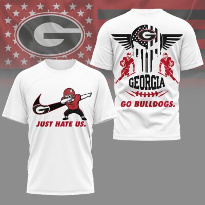 Georgia Bulldogs | Premium NCAA Just Hate Us T-shirt