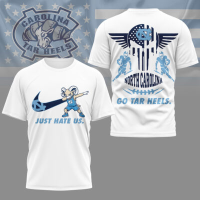 North Carolina Tar Heels | Premium NCAA Just Hate Us T-shirt