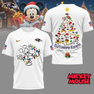 Minnesota Vikings | Premium NFL Mickey Mouse Christmas 3D Shirt