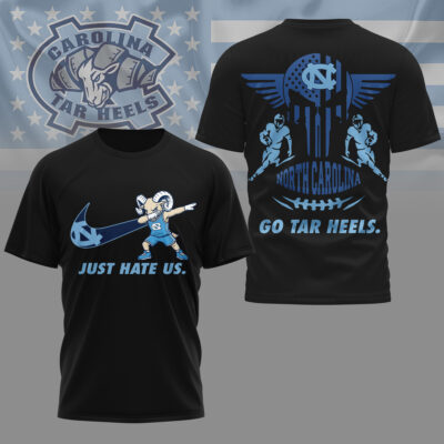 North Carolina Tar Heels | Premium NCAA Just Hate Us T-shirt