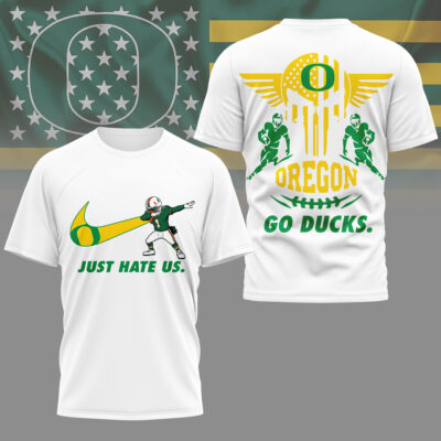 Oregon Ducks | Premium NCAA Just Hate Us T-shirt