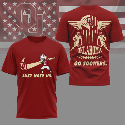 Oklahoma Sooners | Premium NCAA Just Hate Us T-shirt