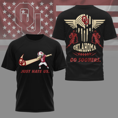 Oklahoma Sooners | Premium NCAA Just Hate Us T-shirt