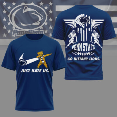Penn State Nittany Lions | Premium NCAA Just Hate Us T-shirt