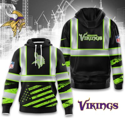 Minnesota Vikings | Premium NFL Safety Hi-Vis Hoodie