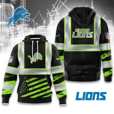 Detroit Lions | Premium NFL Safety Hi-Vis Hoodie