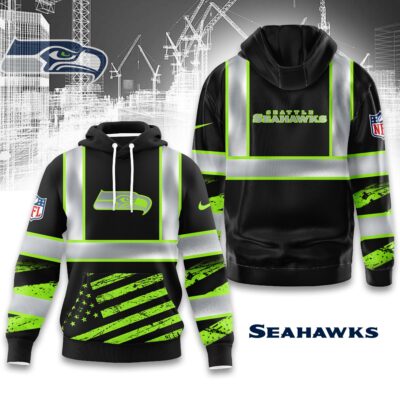 Seattle Seahawks | Premium NFL Safety Hi-Vis Hoodie
