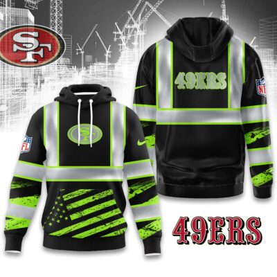 San Francisco 49ers | Premium NFL Safety Hi-Vis Hoodie