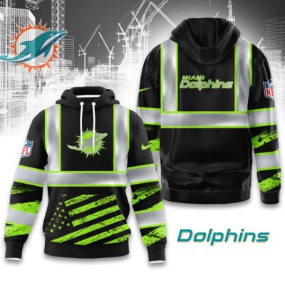 Miami Dolphins | Premium NFL Safety Hi-Vis Hoodie