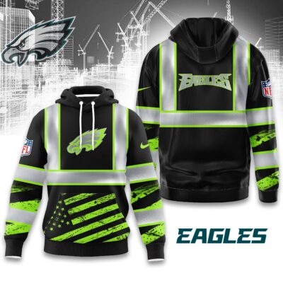 Philadelphia Eagles | Premium NFL Safety Hi-Vis Hoodie