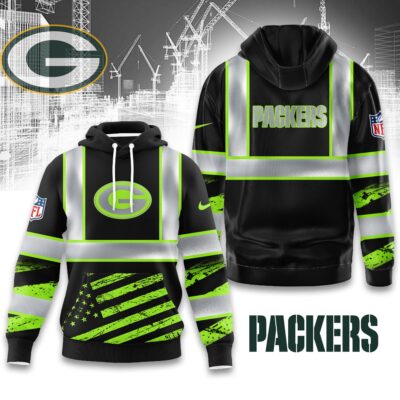 Green Bay Packers | Premium NFL Safety Hi-Vis Hoodie