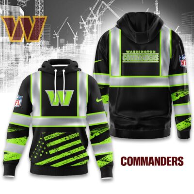 Washington Commanders | Premium NFL Safety Hi-Vis Hoodie