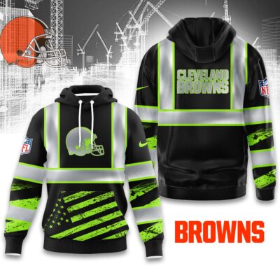 Cleveland Browns | Premium NFL Safety Hi-Vis Hoodie