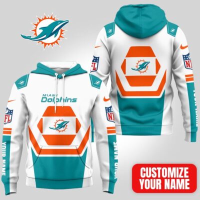 Miami Dolphins | Premium NFL Customizable Fan Hoodie
