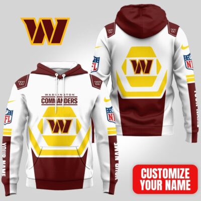 Washington Commanders | Premium NFL Customizable Fan Hoodie
