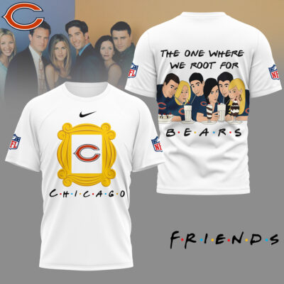 Chicago Bears | Premium NFL and F.R.I.E.N.D.S Fan 3D Shirt